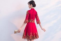 敬酒服新娘造型图片